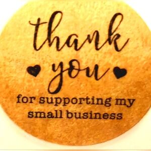 Thank You for Supporting My Small Business
